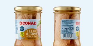 Richiamo per Filetti di tonno Conad: possibile presenza di corpi estranei
